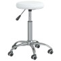 Silla de oficina giratoria de cuero sintético blanco de vidaXL, Sillas de oficina - Ref: Foro24-333151, Precio: 57,18 €, Desc...