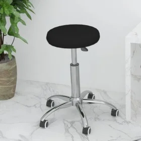 Drehbarer Bürostuhl aus schwarzem Kunstleder von vidaXL, Bürostühle - Ref: Foro24-333152, Preis: 56,43 €, Rabatt: %