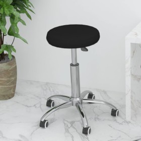 Drehbarer Bürostuhl aus schwarzem Kunstleder von vidaXL, Bürostühle - Ref: Foro24-333152, Preis: 58,23 €, Rabatt: %