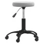 Silla de oficina giratoria de terciopelo gris claro de vidaXL, Sillas de oficina - Ref: Foro24-333174, Precio: 51,75 €, Descu...