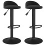 Taburetes de cocina 2 unidades terciopelo negro de vidaXL, Taburetes de cocina - Ref: Foro24-333598, Precio: 125,56 €, Descue...