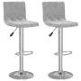 Kitchen stools 2 units light gray velvet by vidaXL, Kitchen stools - Ref: Foro24-333687, Price: 117,96 €, Discount: %