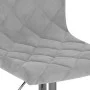 Kitchen stools 2 units light gray velvet by vidaXL, Kitchen stools - Ref: Foro24-333687, Price: 117,96 €, Discount: %