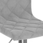 Küchenhocker 2 Einheiten hellgrauer Samt von vidaXL, Küchenhocker - Ref: Foro24-333687, Preis: 119,39 €, Rabatt: %