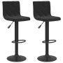 Taburetes de cocina 2 unidades terciopelo negro de vidaXL, Taburetes de cocina - Ref: Foro24-333728, Precio: 142,33 €, Descue...