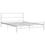Estructura de cama sin colchón metal blanco 120x200 cm en Camas y somieres | Comprar online en Foro24