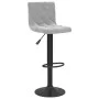 Taburetes de cocina 2 unidades terciopelo gris claro de vidaXL, Taburetes de cocina - Ref: Foro24-333731, Precio: 121,56 €, D...