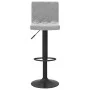 Taburetes de cocina 2 unidades terciopelo gris claro de vidaXL, Taburetes de cocina - Ref: Foro24-333731, Precio: 121,56 €, D...