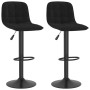 Küchenhocker 2 Einheiten aus schwarzem Samt von vidaXL, Küchenhocker - Ref: Foro24-333988, Preis: 128,84 €, Rabatt: %