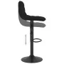 Küchenhocker 2 Einheiten aus schwarzem Samt von vidaXL, Küchenhocker - Ref: Foro24-333988, Preis: 128,38 €, Rabatt: %