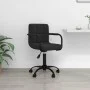 Drehbarer Bürostuhl aus schwarzem Samt von vidaXL, Bürostühle - Ref: Foro24-334707, Preis: 88,46 €, Rabatt: %