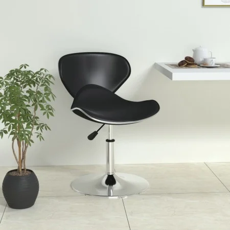 Schwarzer Küchenhocker aus Kunstleder von vidaXL, Küchenhocker - Ref: Foro24-335110, Preis: 79,64 €, Rabatt: %