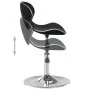 Schwarzer Küchenhocker aus Kunstleder von vidaXL, Küchenhocker - Ref: Foro24-335110, Preis: 79,64 €, Rabatt: %