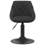 Küchenhocker aus schwarzem Samt von vidaXL, Küchenhocker - Ref: Foro24-335313, Preis: 81,70 €, Rabatt: %