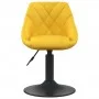 Senfgelber Küchenhocker aus Samt von vidaXL, Küchenhocker - Ref: Foro24-335323, Preis: 78,48 €, Rabatt: %