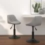 2 pcs Light Gray Velvet Swivel Dining Chairs by vidaXL, dining chairs - Ref: Foro24-335327, Price: 121,24 €, Discount: %