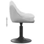 2 Stück drehbare Esszimmerstühle aus hellgrauem Samt von vidaXL, Essstühle - Ref: Foro24-335327, Preis: 121,24 €, Rabatt: %