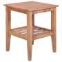 3-piece solid teak wood garden table and chairs set by vidaXL, Garden sets - Ref: Foro24-44736, Price: 209,79 €, Discount: %