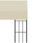 Cenador con montaje en la pared tela color crema 3x3 m by vidaXL, Tents and gazebos - Ref: Foro24-47987, Price: 210,43 €, Dis...
