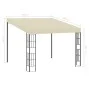 Cenador con montaje en la pared tela color crema 3x3 m by vidaXL, Tents and gazebos - Ref: Foro24-47987, Price: 214,94 €, Dis...