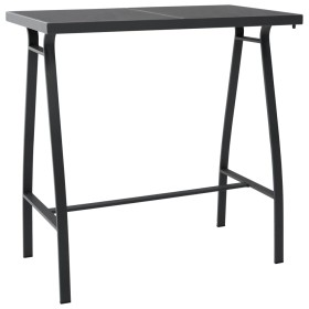Hoher Gartentisch aus schwarzem Hartglas 110x60x110 cm von vidaXL, Gartentische - Ref: Foro24-48121, Preis: 148,61 €, Rabatt: %