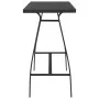 Mesa alta de jardín vidrio templado negro 110x60x110 cm de vidaXL, Mesas de jardín - Ref: Foro24-48121, Precio: 146,23 €, Des...