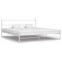 Estructura de cama sin colchón metal blanco 180x200 cm en Camas y somieres | Comprar online en Foro24
