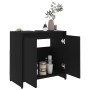 Black plywood bathroom cabinet 60x33x61 cm by vidaXL, Bathroom furniture - Ref: Foro24-802643, Price: 60,08 €, Discount: %