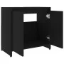 Badezimmerschrank aus schwarzem Sperrholz, 60 x 33 x 61 cm von vidaXL, Badezimmermöbel - Ref: Foro24-802643, Preis: 59,33 €, ...
