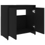 Black plywood bathroom cabinet 60x33x61 cm by vidaXL, Bathroom furniture - Ref: Foro24-802643, Price: 60,08 €, Discount: %