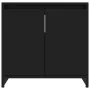 Badezimmerschrank aus schwarzem Sperrholz, 60 x 33 x 61 cm von vidaXL, Badezimmermöbel - Ref: Foro24-802643, Preis: 59,33 €, ...