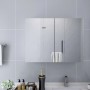 Bathroom cabinet with white MDF mirror 80x15x60 cm by vidaXL, bathroom vanities - Ref: Foro24-325186, Price: 136,52 €, Discou...