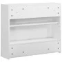 Badezimmerschrank mit weißem MDF-Spiegel 80x15x60 cm von vidaXL, Badezimmerwaschtische - Ref: Foro24-325186, Preis: 133,78 €,...