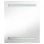 Badezimmerschrank mit Spiegel und LED in Grau 50x14x60 cm von vidaXL, Badezimmerwaschtische - Ref: Foro24-326482, Preis: 97,6...