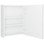 Hellweißer LED-Spiegel-Badezimmerschrank 50x14x60 cm von vidaXL, Badezimmerwaschtische - Ref: Foro24-326486, Preis: 124,50 €,...