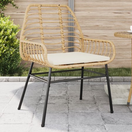 Sillones de jardín con cojines 2 uds ratán sintético marrón en Sillas de jardín | Comprar online en Foro24
