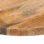 Tablero de mesa redondo madera maciza mango rugosa Ø 40x2,5 cm
