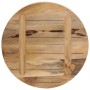 Tablero de mesa redondo madera maciza mango rugosa Ø 50x3,8 cm en Tableros para mesas | Comprar online en Foro24