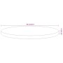 Tablero de mesa redondo madera maciza de acacia Ø60x2,5 cm