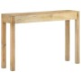 Mesa consola madera maciza de mango decolorada 110x30x75 cm