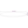 Tablero de mesa redondo madera maciza de acacia Ø80x2,5 cm en Tableros para mesas | Comprar online en Foro24