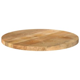 Tablero de mesa redondo madera maciza de mango Ø 40x2,5 cm Tablero de mesa redondo madera maciza de mango Ø 40x2,5 cm