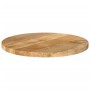 Tablero de mesa redondo madera maciza de mango Ø 40x3,8 cm