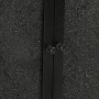 Aparador de hierro y madera maciza de mango negro 55x30x77 cm