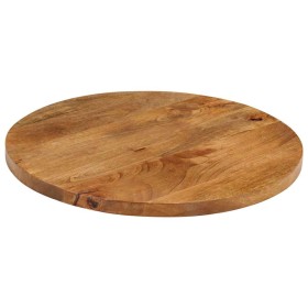 Tablero de mesa redondo madera maciza de mango Ø 40x2,5 cm
