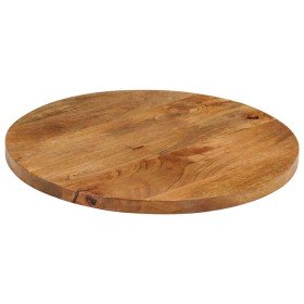 Tablero de mesa redondo madera maciza de mango Ø 40x2,5 cm