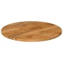 Tablero de mesa redondo madera maciza de mango Ø 90x3,8 cm