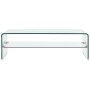 Mesa de centro de vidrio templado transparente 98x45x31 cm en Mesas de centro | Comprar online en Foro24