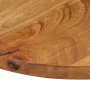Tablero de mesa redondo madera maciza de mango Ø 90x3,8 cm