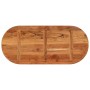 Tablero de mesa ovalado madera maciza de acacia 110x50x2,5 cm en Tableros para mesas | Comprar online en Foro24